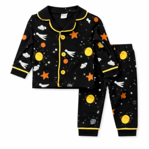 Pyjama coton Mini Love noir