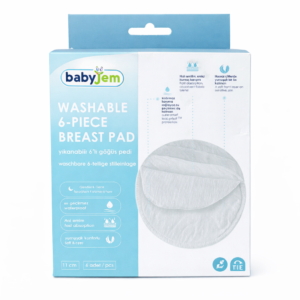 Les coussinets d’allaitement lavables Babyjem