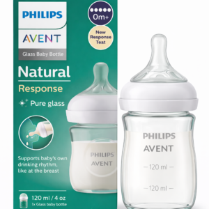 Philips Avent Biberon en verre Natural Response 120 ml (0m+)
