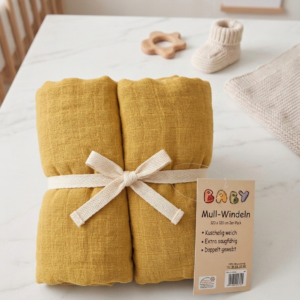 Deux Drap mousseline 100% coton 120x120cm - KINDSGARD