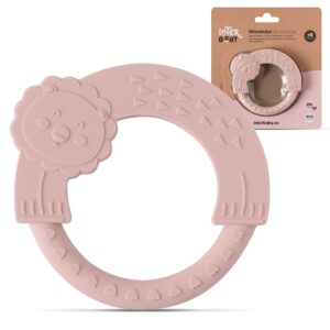 Anneau de dentition en silicone rose Maquillage - Interbaby